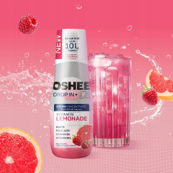 Koncentrat z Witaminami OSHEE Drop In Lemonade Malina Grejpfrut 500 ml
