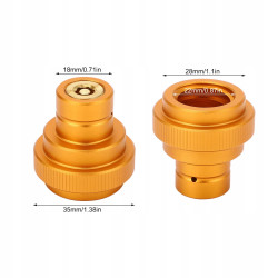 Adapter CO2 do butli QuickConnect QC TERRA TR21 4 gwint męski MOS-CH