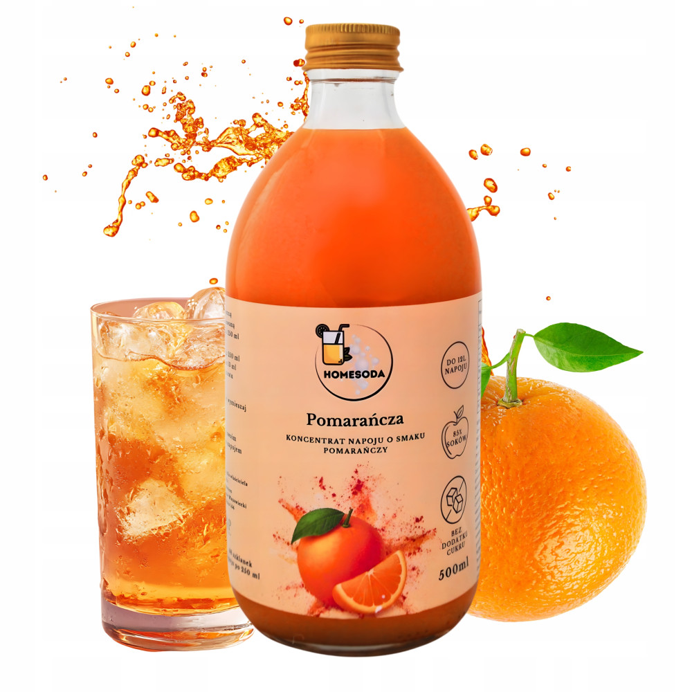 Syrop HomeSoda o smaku Pomarańczy koncentrat do saturatora sodastream