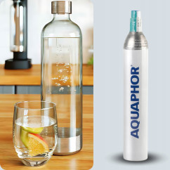 Butla CO2 dwutlenek węgla saturator AQUAPHOR PEARL oraz inne na gwint TWIST