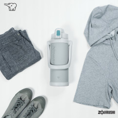 Sportowy termos próżniowy duży kubek szary 2,06L Zojirushi SD-BE20-HA