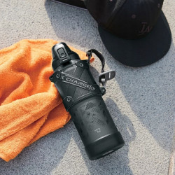 Butelka Sportowa Czarna Termos Chłodzący 1.5L 1500ml Zojirushi SD-HB15-BA