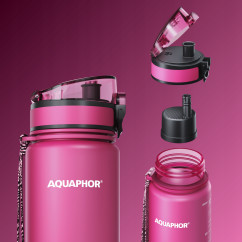 Butelka filtrująca Aquaphor City 1L Różowa Bidon na wodę