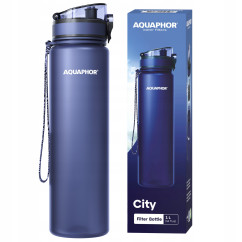 Butelka filtrująca Aquaphor City 1L Niebieska