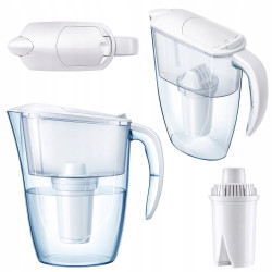 Dzbanek Filtrujący Aquaphor Real 2,9L Biały + Wkład B15