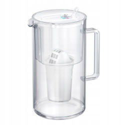 Dzbanek filtrujący szklany Aquaphor Nord 2,5l z wkładem A5 (350L), biały