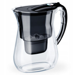 Dzbanek filtrujący wodę Aquaphor LAGO Czarny 3.8L, wkład węglowy Maxfor+