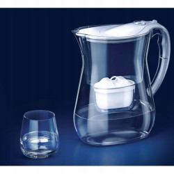 Dzbanek filtrujący wodę Aquaphor LAGO biały 3.8L, wkład węglowy Maxfor+