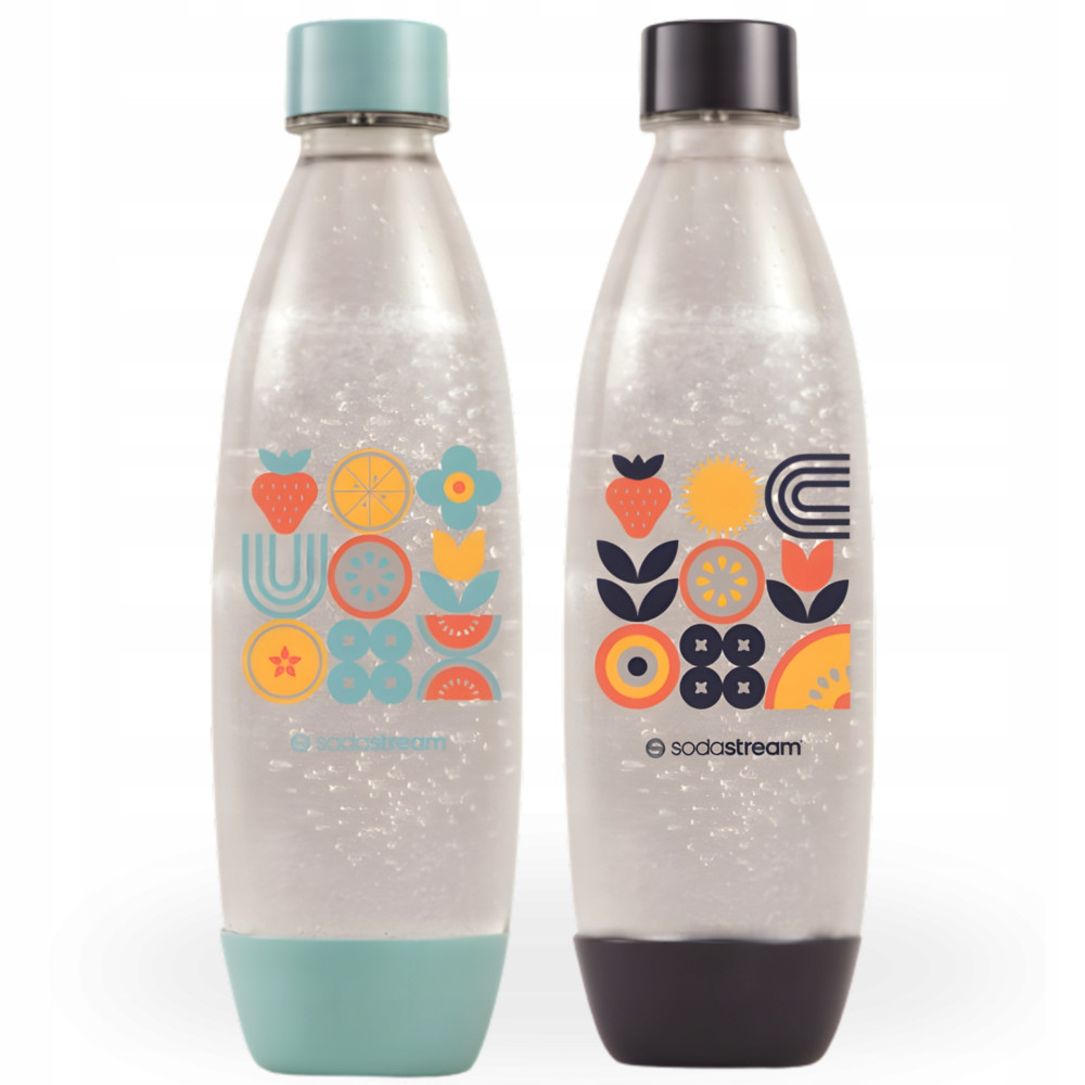Butelki do Saturatora SodaStream Fuse Fruits Folk 2 szt. x 1L Zestaw