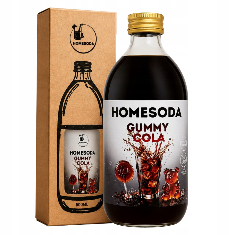 Syrop Homesoda Żelkowa GUMMY COLA Koncentrat do Saturatora SodaStream 500ml