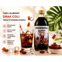 Syrop Homesoda Żelkowa GUMMY COLA Koncentrat do Saturatora SodaStream 500ml