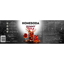Syrop Homesoda Żelkowa GUMMY COLA Koncentrat do Saturatora SodaStream 500ml