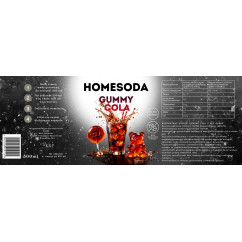 Syrop Homesoda Żelkowa GUMMY COLA Koncentrat do Saturatora SodaStream 500ml