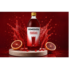 Syrop o Smaku Czerwonej Oranżady Koncentrat do SodaStream Homesoda 500ml