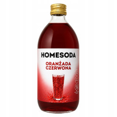Syrop o Smaku Czerwonej Oranżady Koncentrat do SodaStream Homesoda 500ml