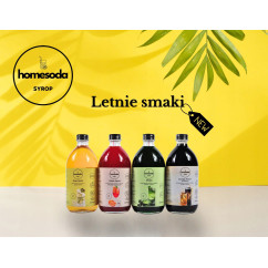 Syrop o Smaku Czerwonej Oranżady Koncentrat do SodaStream Homesoda 500ml