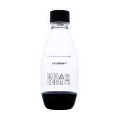Butelka do saturatora SodaStream Butelka na wodę 500 ml czarna 1 szt.