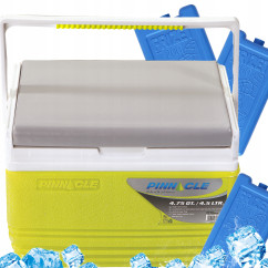 Lodówka kempingowa Pinnacle TPX 6006 4,5L zielona + 3 wkłady 200ml ZESTAW