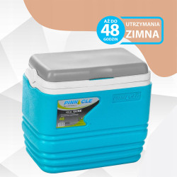 Mini lodówka przenośna Pinnacle TPX 7013 10L niebieska +3 wkłady chłodzące