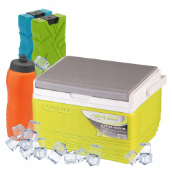 Lodówka Turystyczna 4,5L Pinnacle TPX 6006 limonkowa + wkłady + Bidon