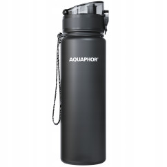 Aquaphor City Butelka filtrująca bidon na wodę czarna 0,5l + filtr