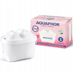 Dzbanek filtrujący szklany Aquaphor Glass czarny + 10 filtrów (1Mg + 9x AP)