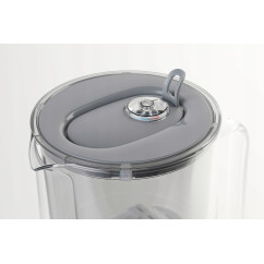 Dzbanek filtrujący szklany Aquaphor Glass Szary + 10 Filtrów (1Mg+9AP)