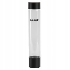 Butelka do Saturatora GasUp Tubo 800 ml Czarna, 1 sztuka, PET