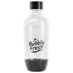 Butelka BUBBLYFRESH Slim Czarna do Saturatora Sodastream 500ml