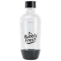 Butelka BUBBLYFRESH Slim Czarna do Saturatora Sodastream 500ml