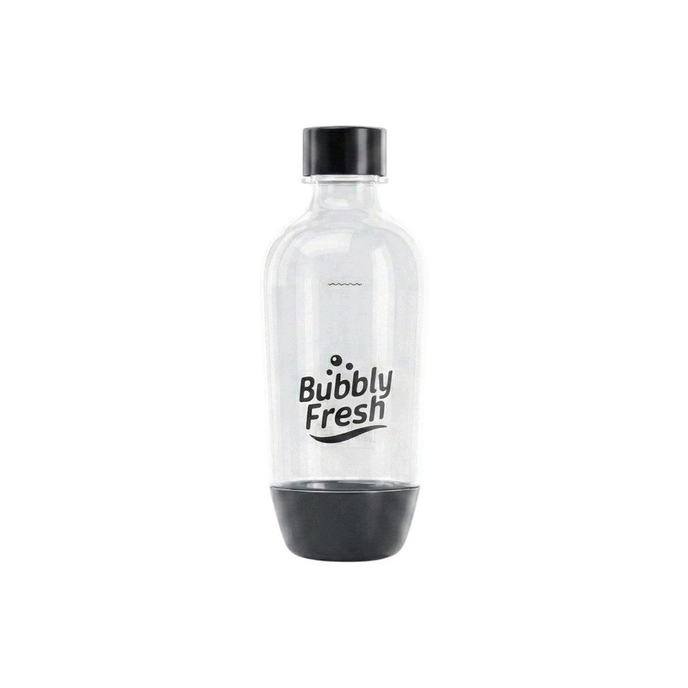 Butelka BUBBLYFRESH Slim Czarna do Saturatora Sodastream 500ml