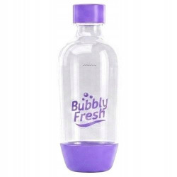 Butelka BUBBLYFRESH Slim Fioletowa do Saturatora Sodastream 500ml