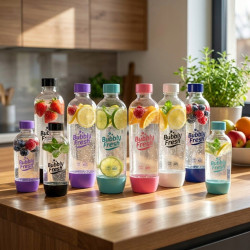 Butelka BUBBLYFRESH Slim Fioletowa do Saturatora Sodastream 500ml