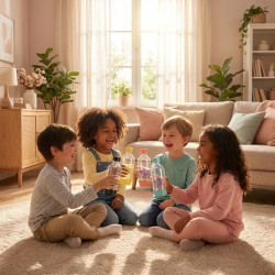Butelka BUBBLYFRESH Slim Niebieska do Saturatora Sodastream 500ml