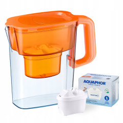 Dzbanek filtrujący Aquaphor Kompakt 2,4 l pomarańczowy na wkłady maxfor B25