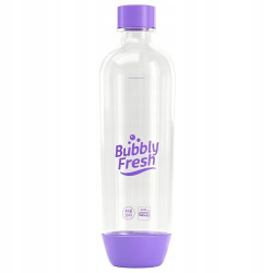 Butelka na wodę BubblyFresh Slim do Saturatora SodaStream Fioletowa 1L