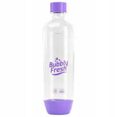 Butelka na wodę BubblyFresh Slim do Saturatora SodaStream Fioletowa 1L