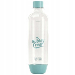 Butelka na wodę BubblyFresh Slim do Saturatora SodaStream Niebieska 1L