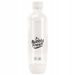 Butelka na wodę BubblyFresh Slim do Saturatora SodaStream Biala 1L