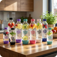 Butelka na wodę BubblyFresh Slim do Saturatora SodaStream Biala 1L