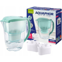 Dzbanek Filtrujący Aquaphor Jasper Miętowy 2,8L + 2 Wkłady B25 Maxfor+