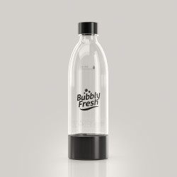 Butelki BUBBLYFRESH do Saturatora Sodastream 2x Czarna 1L Szerokie
