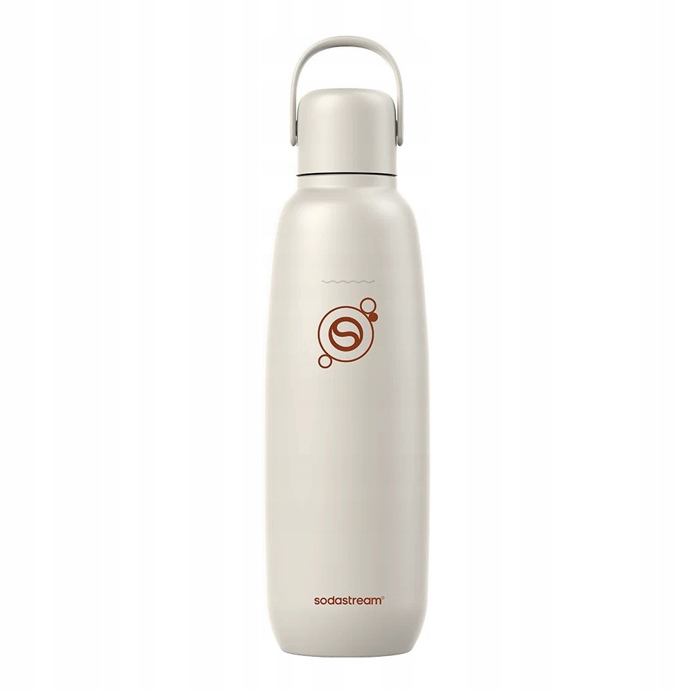 Butelka termiczna SodaStream Fizz&Go Cool 0.9l Beżowa stal nierdzewna