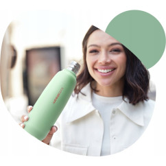 Butelka termiczna SodaStream Fizz&Go Cool 0.9l Miętowa stal nierdzewna
