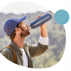Butelka termiczna SodaStream Fizz&Go Cool 0.9l stal Granatowa nierdzewna