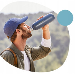Butelka termiczna SodaStream Fizz&Go Cool 0.9l stal Granatowa nierdzewna
