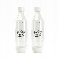 Butelki BUBBLYFRESH do Saturatora Sodastream 2x Biała 1L