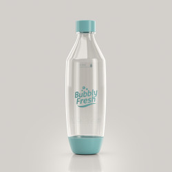 Butelki BUBBLYFRESH do Saturatora Sodastream Niebieska, Biała i Czarna 1L