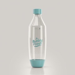 Butelki BUBBLYFRESH do Saturatora Sodastream 2x Niebieska i Czarna 1L