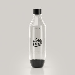 Butelki BUBBLYFRESH do Saturatora Sodastream 2x Niebieska i Czarna 1L